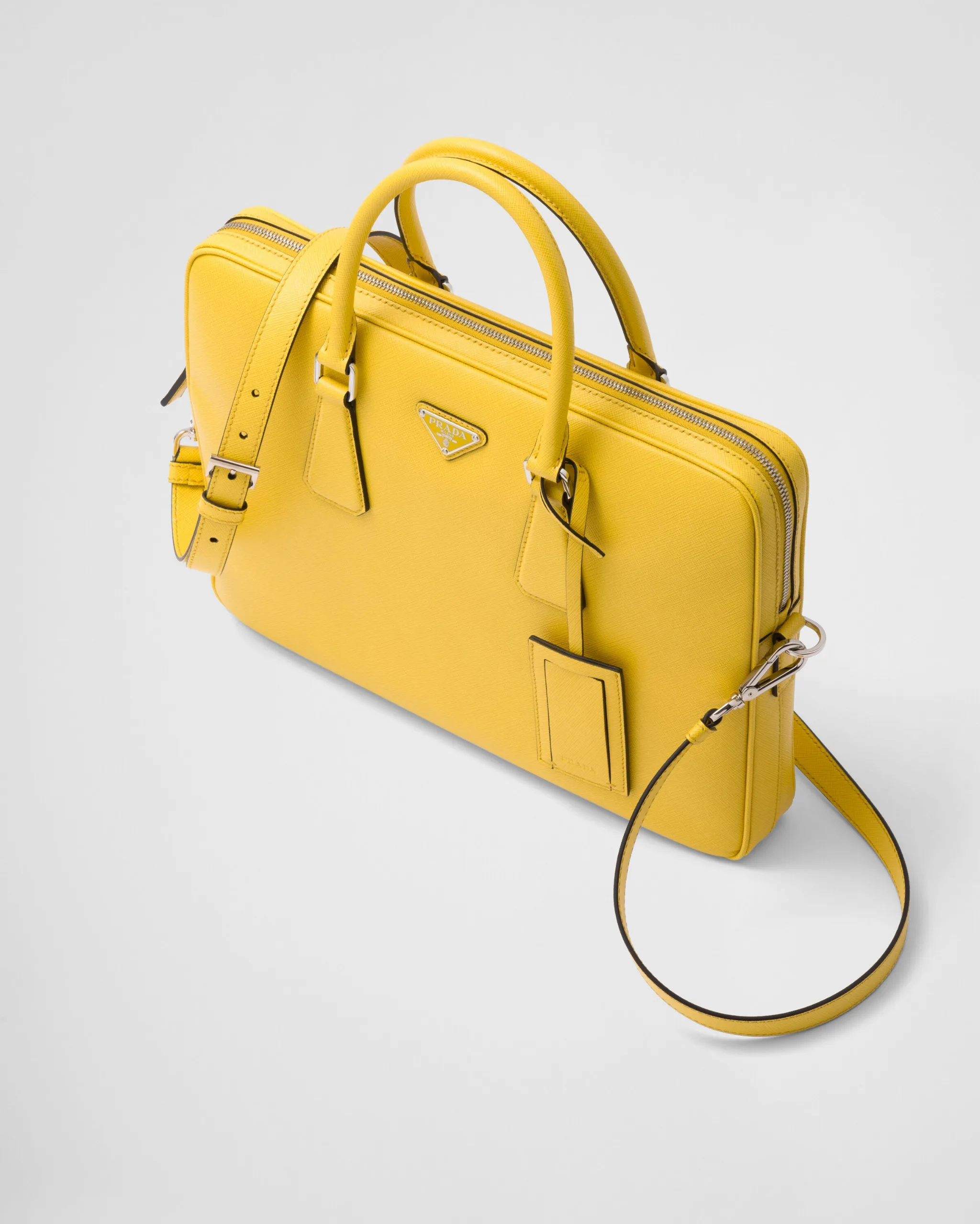 Alternative view of Saffiano Leather Work Bag Yellow - 2VE368_9Z2_F0PG8_V_OOX