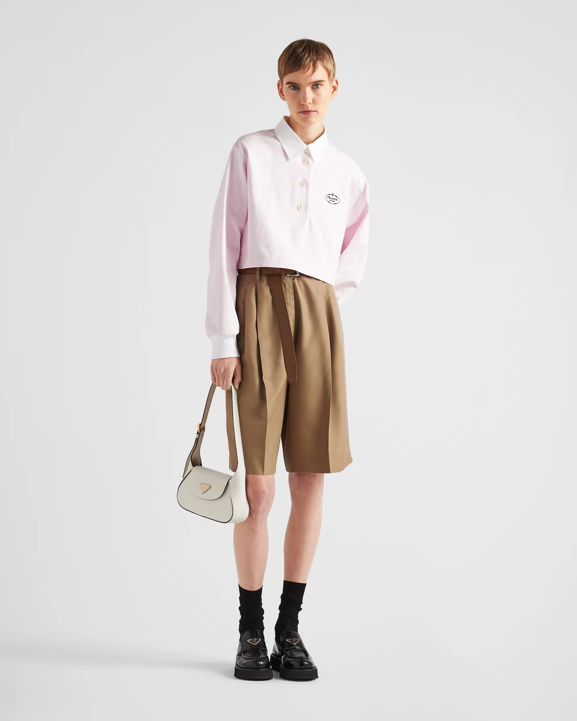 Alternative view of Prada Small Shoulder Bag White 9,/