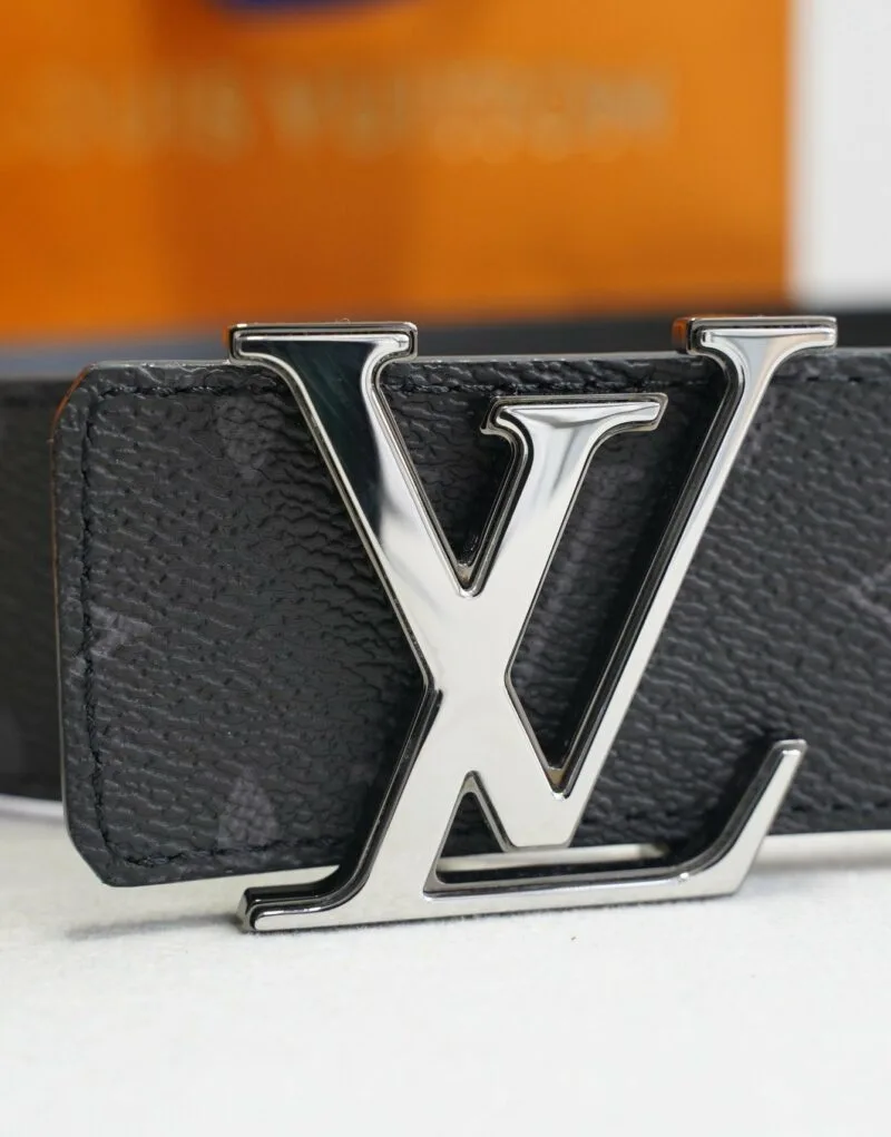 Louis Vuitton Monogram Canvas Belt Black - Image 7