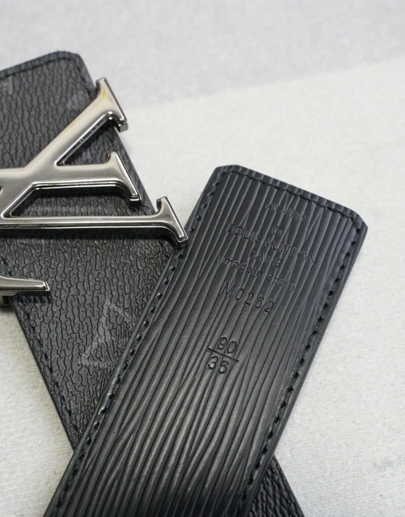 Louis Vuitton Monogram Canvas Belt Black - Image 5