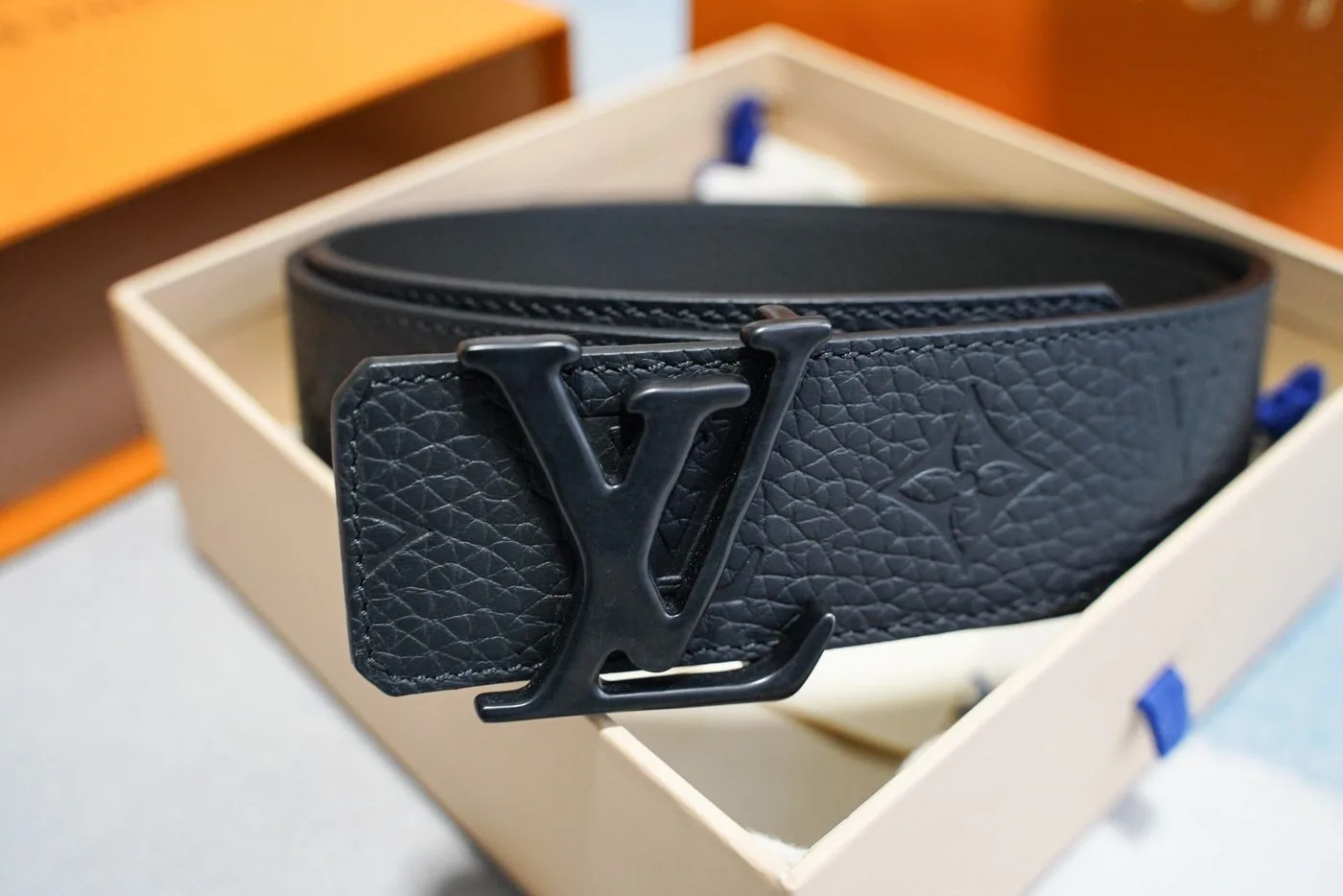 Louis Vuitton LV Initiales Belt Black - Image 3