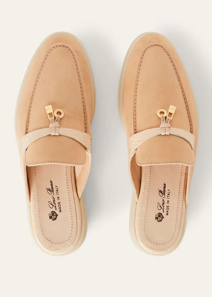Loro Piana Nautical Charms Walk Babouche Loafers Lemon Meringue - FAM5312 20D2 - Image 4
