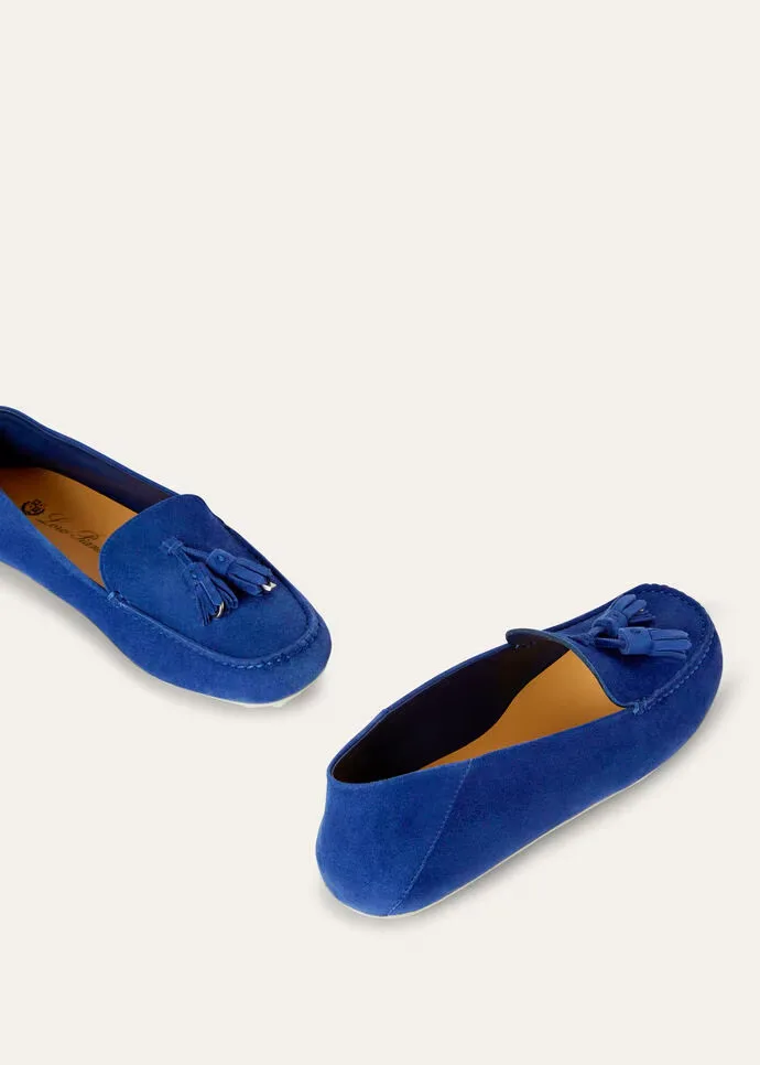 Loro Piana Dot Sole Walk Loafers Blue Fluorite - FAN0109 W13O - Image 7