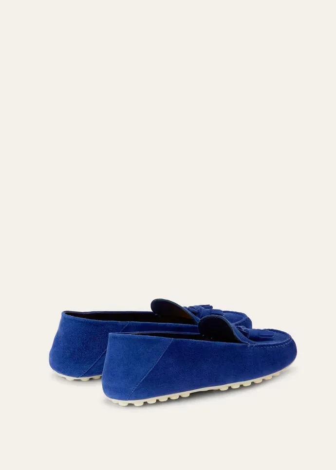 Loro Piana Dot Sole Walk Loafers Blue Fluorite - FAN0109 W13O - Image 4