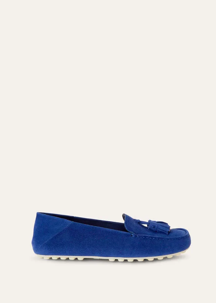 Loro Piana Dot Sole Walk Loafers Blue Fluorite - FAN0109 W13O - Image 3