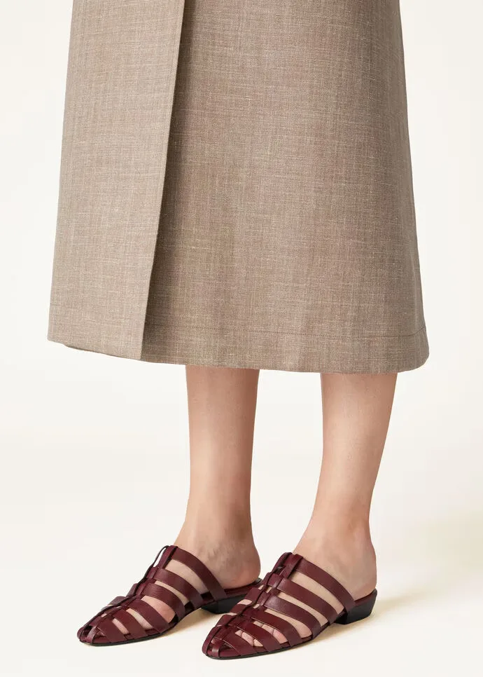 Alternative view of Loro Piana Kaede Sandals Azuki Beans - FAN8978 Q07N