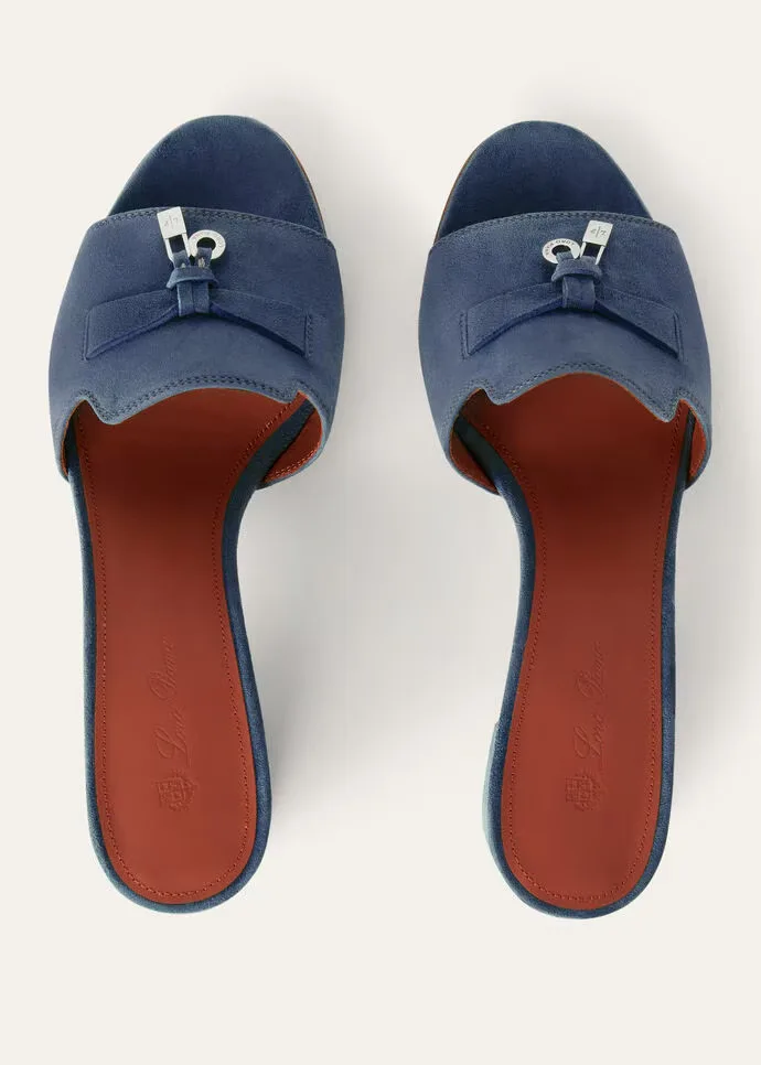Loro Piana Summer Charms Sandal Denim - Image 3