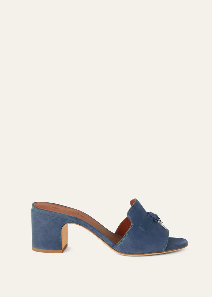 Loro Piana Summer Charms Sandal Denim - Image 5