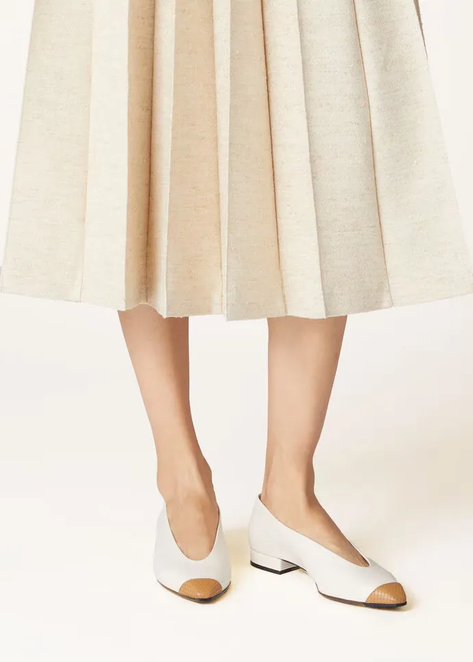 Alternative view of Loro Piana Tennis Rebecca Ballet Flats Nougat/honey Milk FAO2684 B4C0